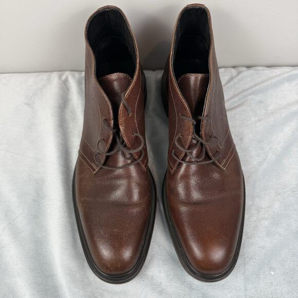 Donald J‎ Pliner Men\'s Ericio Oxford Boot Brown- Sz 10 M Classic Workwear Office main image 7